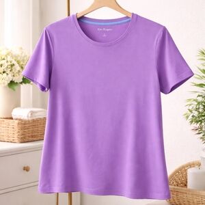 Kim Rogers Lavender Short Sleeve Tee